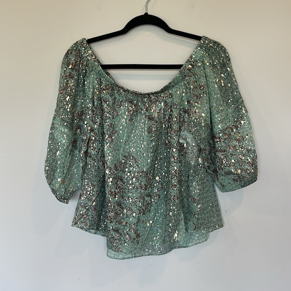 ba&sh Off Shoulder Olga Top NWT - Picture 4 of 12